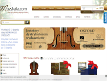 Tablet Screenshot of muzykalia.com